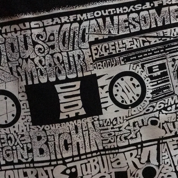 NEW Graphic 80’s LA Pop Art/ word art T-shirt - Picture 3 of 5